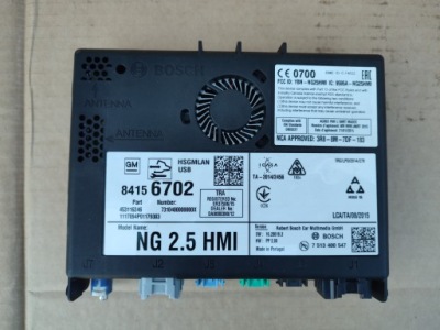 Модуль навигации opel astra k v 84156702 150 tys пробег фото №1