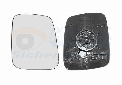 Вкладиш дзеркало лівий vw transporter iv 1990-2004 фото №1