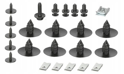 Кліпси підкрилок dacia logan opel vivaro renault trafic 2001- фото №1