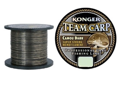 MOCNA ŻYŁKA KARPIOWA TEAM CARP CAMOU DARK 0.25mm/1000m KONGER