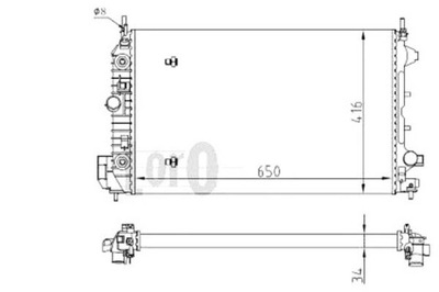 RADUADOR DEL MOTOR - SISTEMA DE REFRIGERACIÓN DEL MOTOR [DEPO  