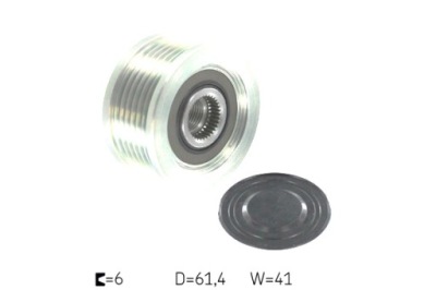 Генератор - сцепление односторонний skf vkm 03206 фото №1