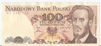 100 Złotych 1988 NS PRL