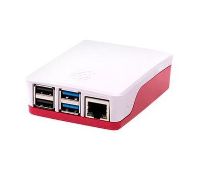 Oficjalna obudowa do Raspberry Pi 4B czerwono-biała Oryginalna