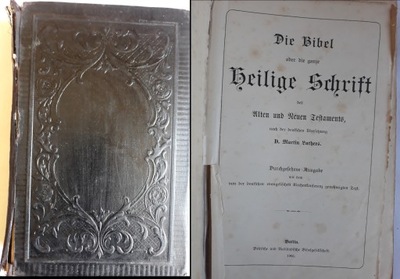 Biblia niemiecka Pismo Święte 1905
