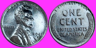 USA 1 cent 1943 S - San Francisco /U 247