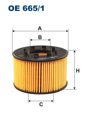 FILTER OILS FILTRON OE665/1 OE6651  