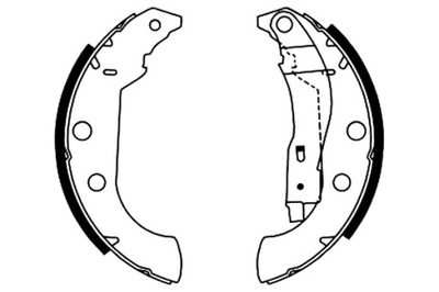 TOMEX BRAKES КОЛОДКИ ТОРМОЗНЫЕ КОМПЛЕКТ CITROEN XSARA УНИВЕРСАЛ 97-05