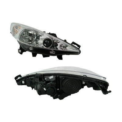 Лампа peugeot 207 05.06-12.13 фара правий фото №1