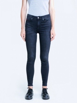 BIG STAR SPODNIE JEANS DAMSKIE WYSOKI STAN W26 L30