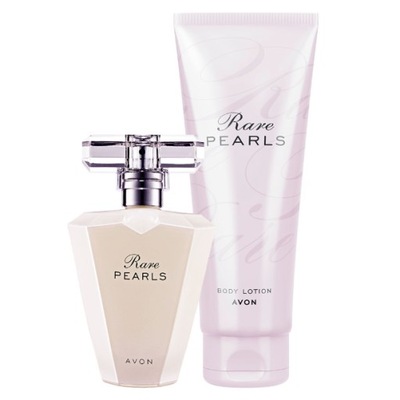 Avon zestaw kosmetyków Rare Pearls woda perfumowana+balsam do ciała