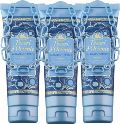 TESORI włoski żel pod prysznic THALASSO 3x250ml