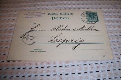 Stargard Szczecinski Stargard in Pommern 1891 karta pocztowa