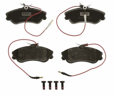 TRW КОМПЛЕКТ КОЛОДКИ ГАЛЬМІВНІ BMW