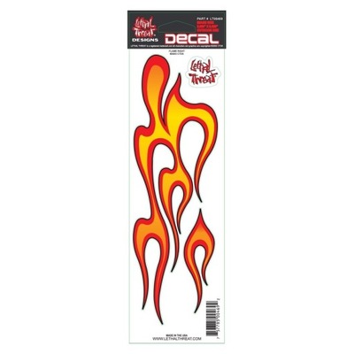 НАКЛЕЙКА LETHAL THREAT LT00469 FLAME RIGHT 3X10IN