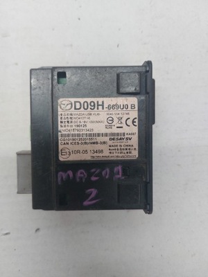 Роз'єм usb mazda ii d09h669u0 фото №1