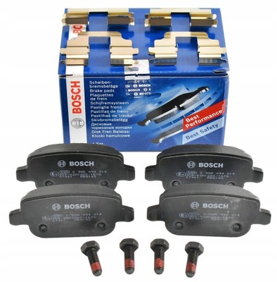 BOSCH ZAPATAS DE FRENADO PARTE TRASERA FORD MONDEO IV MK4 FORD KUGA I 2008-2012  