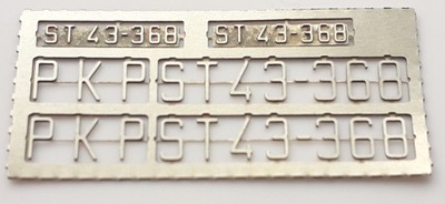 Tabliczki ST43-368 H0
