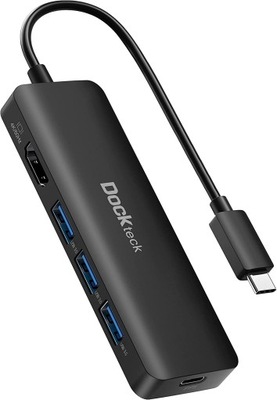 Dockteck USB C Hub HDMI Adapter, 5-w-1