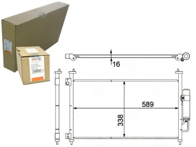 SKRAPLACZ CHŁODNICA KLIMATYZACJI [BEHR HELLA]