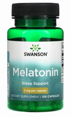 Swanson Triple Strenght Melatonina 3mg 120 kaps