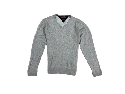 Tommy Hilfiger sweterek silk jakość ideal logo M L