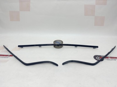 Mercedes gle w167 комплект молдинг бампера перед чёрные фото №1