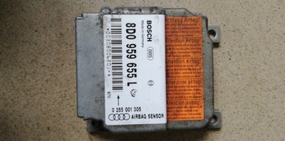 МОДУЛЬ СЕНСОР AIRBAG AUDI A4 B5 8D0959655L