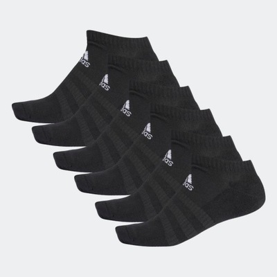 ADIDAS SKARPETY STOPKI CUSHION r.37-39 CZARNE 6PAK