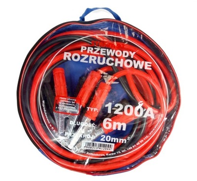 KABLE ROZRUCHOWE 1200A 6M STANMOT-A023
