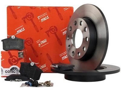 TRW DISCS + PADS REAR AUDI A4 B6 B7 + AVANT  