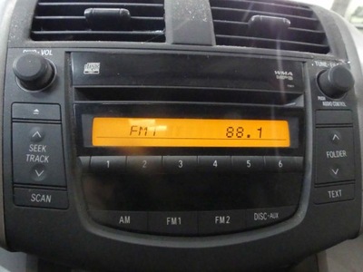 Радио заводской toyota rav4 iii 86120-42160 радиопроигрыватель фото №1