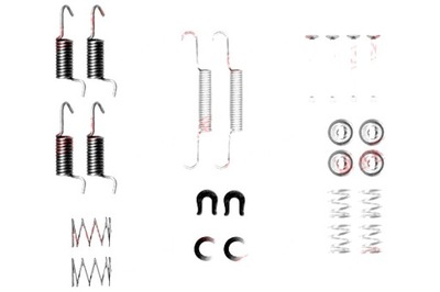 QUICK BRAKE JUEGO DE MONTAJE ZAPATAS DE FRENADO UKENDT CITROEN C4  