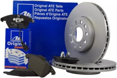 Ate тормозные диски + тормозные колодки перед seat altea toledo iii фото №1