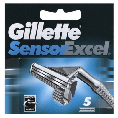 GILLETTE_Sensor Excel wymienne ostrza do maszynki do golenia 5szt