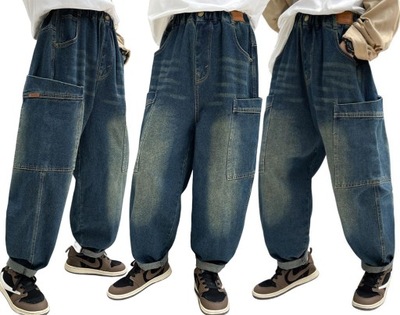 Spodnie dresowe niebieski rozmiar 164 (159 - 164 cm)
