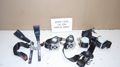 Pas ремни безопасности защёлки натяжители bmw e91 фото №1