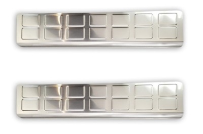 Накладки порогові накладки peugeot expert 3 2 штуки фото №1