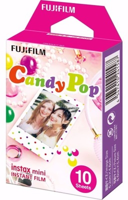 Wkłady Fujifilm instax MINI Candy Pop Party 10 zdjęć Film 11 12 kropki