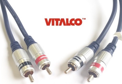 KABEL RCA 2X RCA - 2XRCA CHINCH VITALCO 2,5m