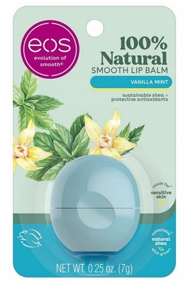 Eos Mięta Waniliowa Naturalny Balsam Do Ust Lip Balm Vanilla Mint