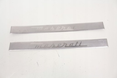 Накладки порогові maserati quattroporte vi 2014 фото №1