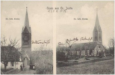 Gostyń Gross Justin Gruss Ev. luth. Kirche 1905-1906 Title
