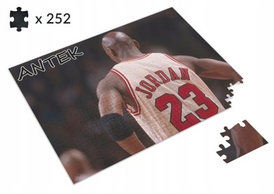 Puzzle Michael Jordan NBA + IMIĘ + pudełko 252 el.