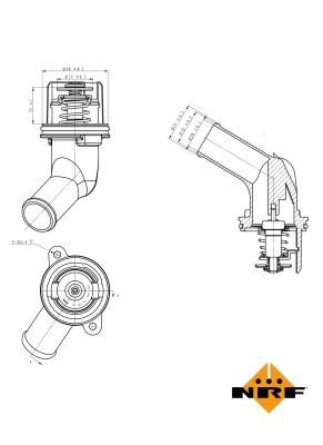 NRF 725055 TERMOSTAT, MATERIAL DE REFRIGERACIÓN  