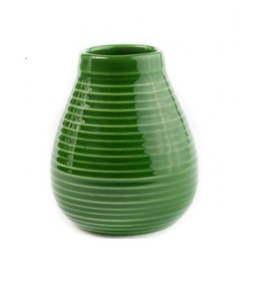 Matero tykwa ceramiczne szkliwo 350ml zielone