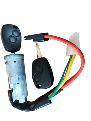 Nowa комплектная замок зажигания 2 ключи pilot 2 кнопки renault trafic ii 2 фото №1