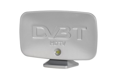 Mocna antena DVB-T DVB-T2 szerokopasmowa (srebrna)