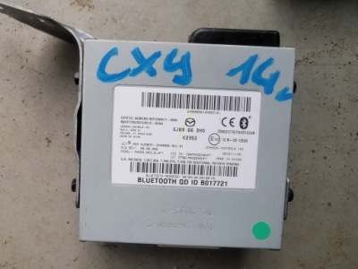 Модуль bluetooth gj9r66dh0 mazda cx-9 2010 2013 фото №1