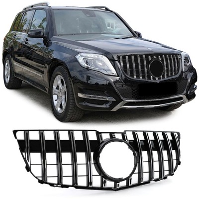 Решітка радіатора решітка радіатора mercedes glk x204 lift lifting 12-15 panamericana amg хром фото №1